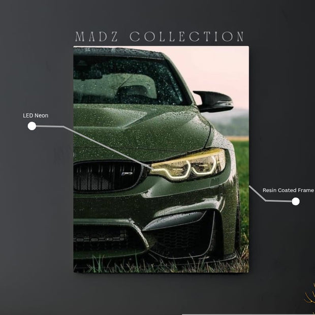BMW M3 F80 | Resin Neon Frame | 4k Premium