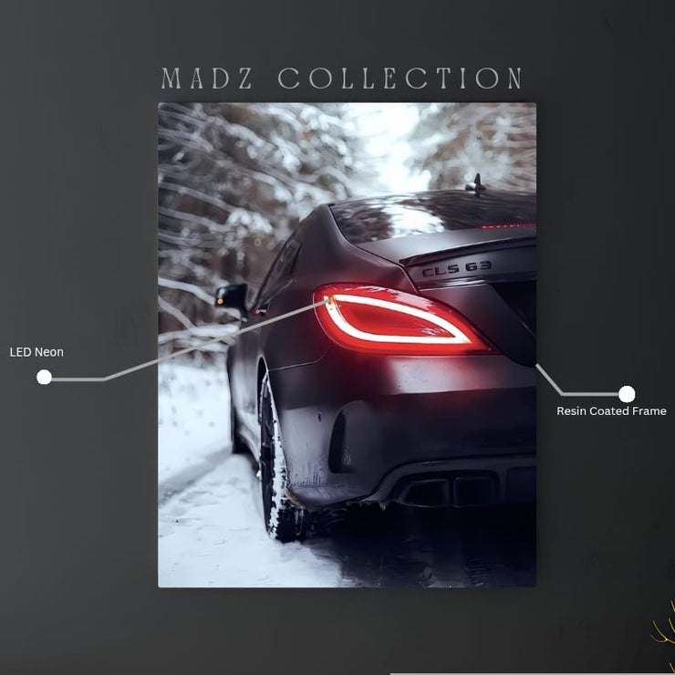 Mercedes-Benz CLS 63 AMG Red Tail Light  | Resin Neon Frame | 4k Premium