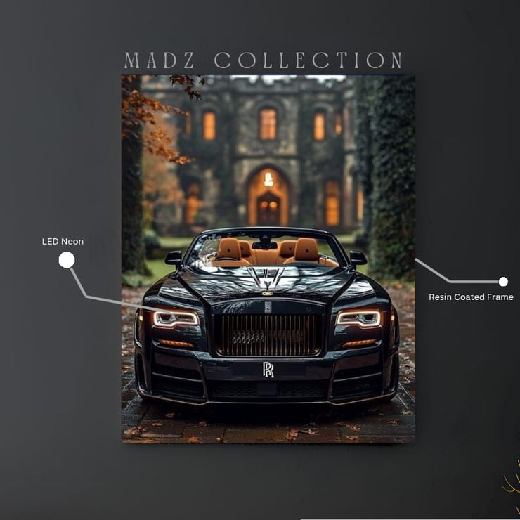Rolls Royce  Phantom Front DRLs White Light  | Resin Neon Frame | 4k Premium