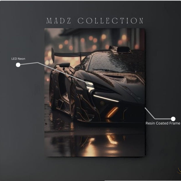 McLaren Front DRLs White Light | Resin Neon Frame | 4k Premium