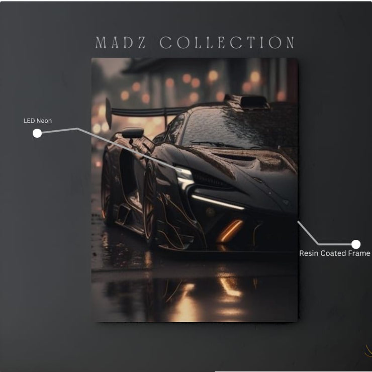 McLaren Front DRLs White Light | Resin Neon Frame | 4k Premium