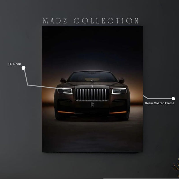 Rolls Royce Phantom Front DRLs White Light | Resin Neon Frame | 4k Premium