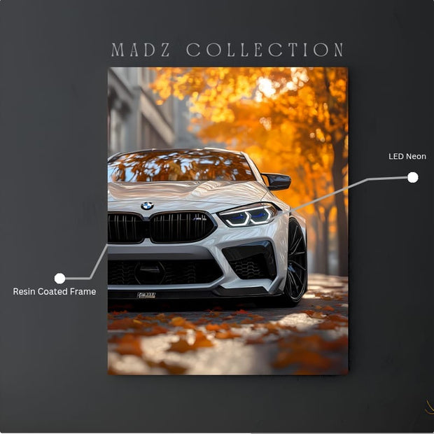 BMW M3 Front DRLs White Light | Resin Neon Frame | 4k Premium