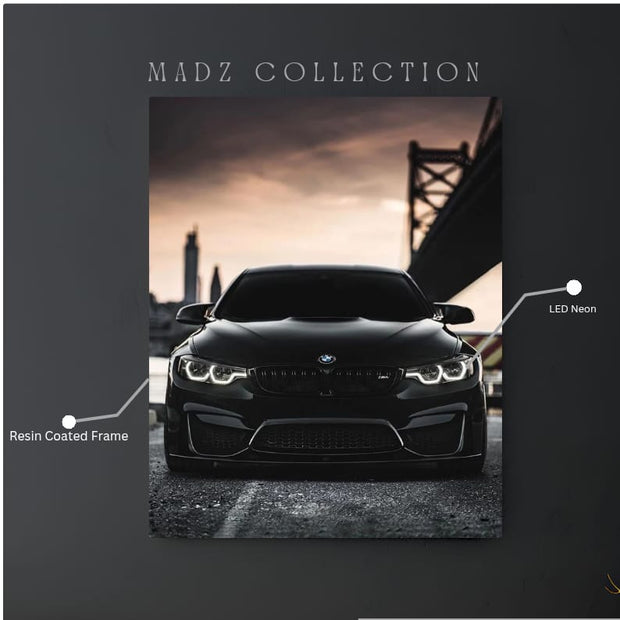 BMW M Series Front DRLs White Light | Resin Neon Frame | 4k Premium