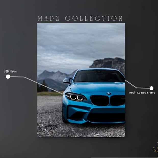 BMW M Front DRLs White Light  | Resin Neon Frame | 4k Premium