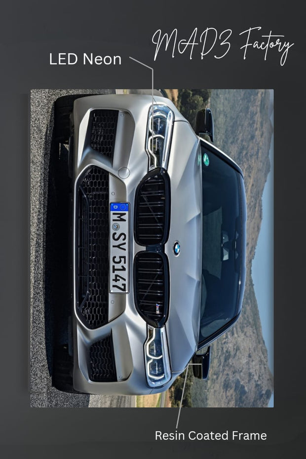 BMW X5 M (F95) Front DRLs White Light | Resin Neon Frame | 4k Premium