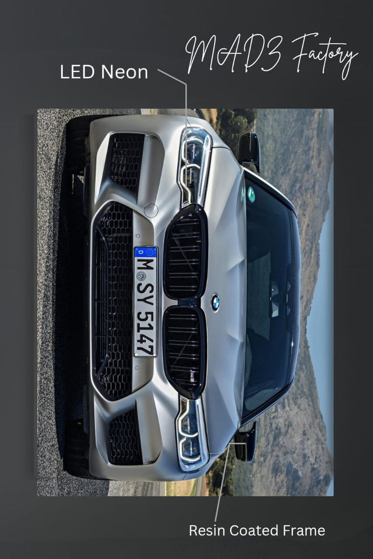BMW X5 M (F95) Front DRLs White Light | Resin Neon Frame | 4k Premium