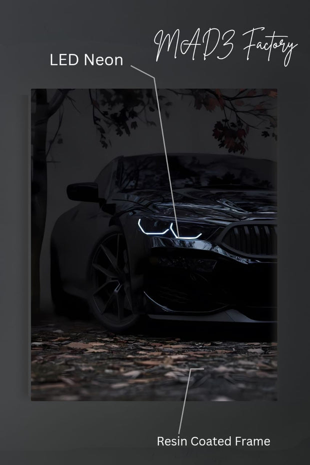 BMW M3 Front DRLs White Light | Resin Neon Frame | 4k Premium