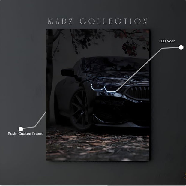 BMW M3 Front DRLs White Light | Resin Neon Frame | 4k Premium