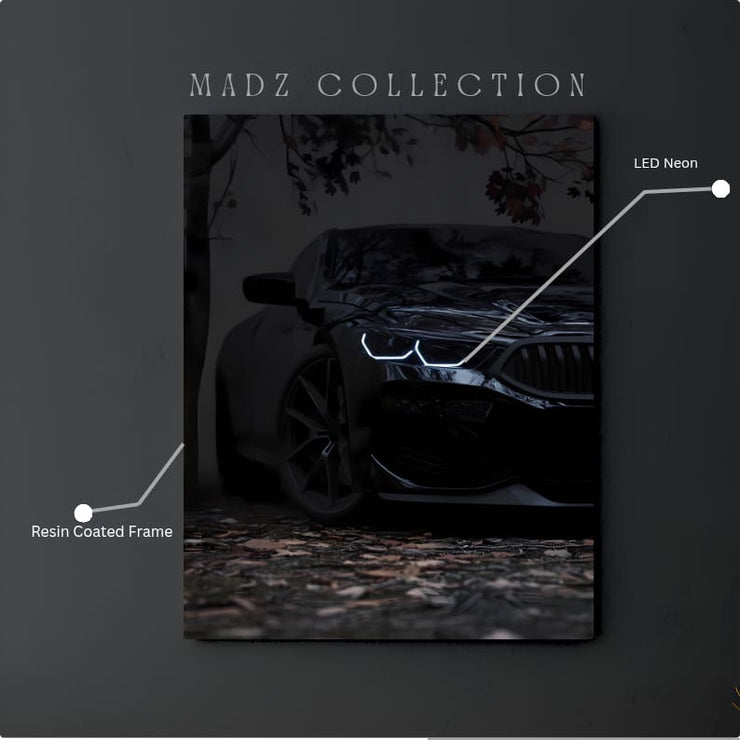 BMW M3 Front DRLs White Light | Resin Neon Frame | 4k Premium