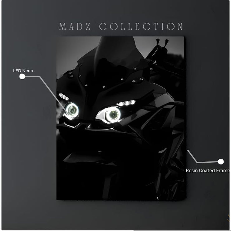 Bajaj Pulsar RS200 Front DRLs White Light | Resin Neon Frame | 4k Premium