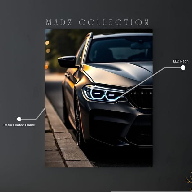 BMW Front DRLs White Light | Resin Neon Frame | 4k Premium